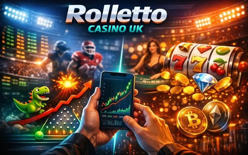 Rolletto Casino login page